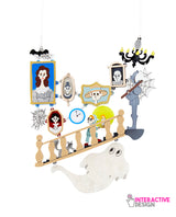 I Think My House is Haunted… Statement Necklace - Interactive -