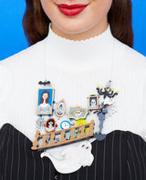 I Think My House is Haunted… Statement Necklace - Interactive -