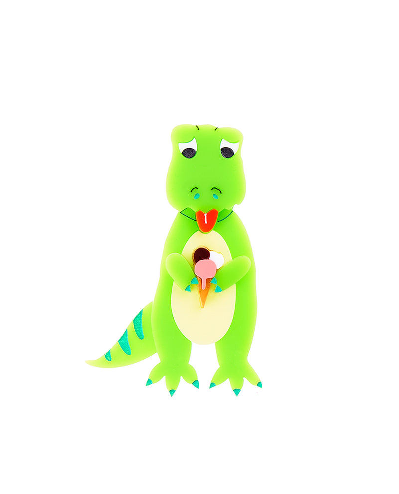 I want my Dino Ice-Cream Brooch