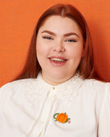 I’m a Pumpkin Teapot, Short and Stout Brooch
