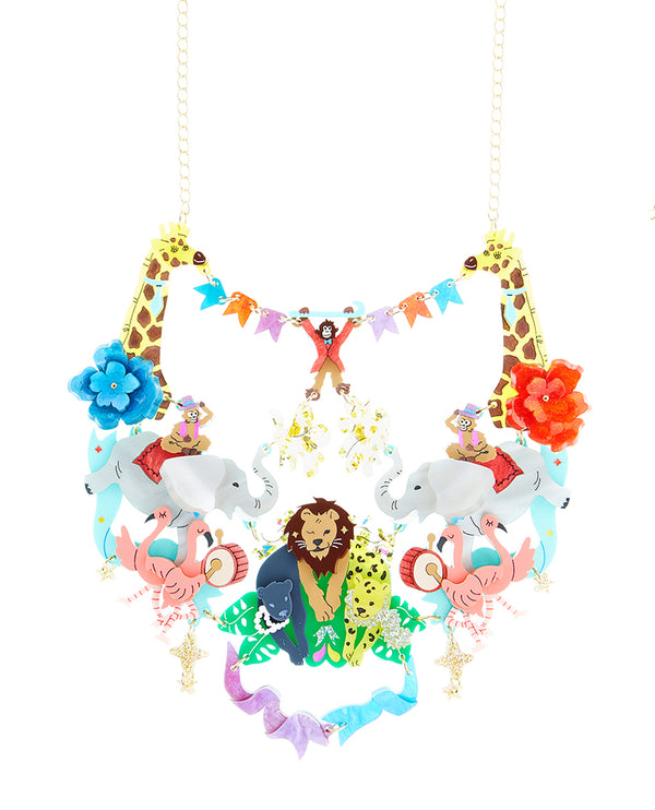 It’s a WILD Animal Party! Statement Necklace