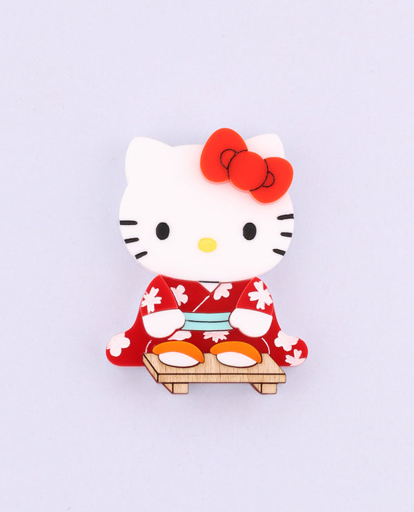 Itadakimasu Hello Kitty brooch