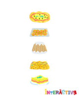 Italian Foodie Insert Pack for Oven Brooch
