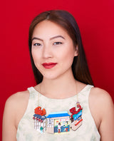 Japan Streetside Cuisine statement Necklace