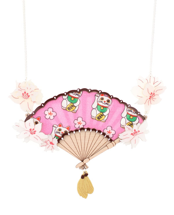 Japanese-hand-fan-necklace_plastic_jewerelly_la_vidriola_volando_voy_detail