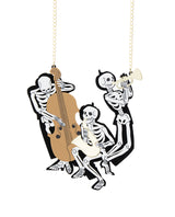 Jazz Trio Pumpkin Jam Necklace -reversible-