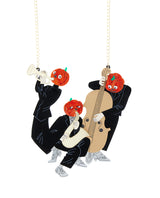 Jazz Trio Pumpkin Jam Necklace -reversible-
