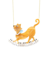 Jazzy-piano-cat-necklace-la-vidriola-plastic-jewellery-The-Roaring-20s-detail