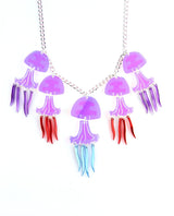 Jellyfish-bank-statement-necklace-la-vidriola-plastic-jewellery-wild-under-the-sea-detail
