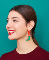 Jingle In My Christmas Witch Boots Earrings