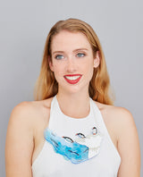 Jumping Penguin statement Necklace
