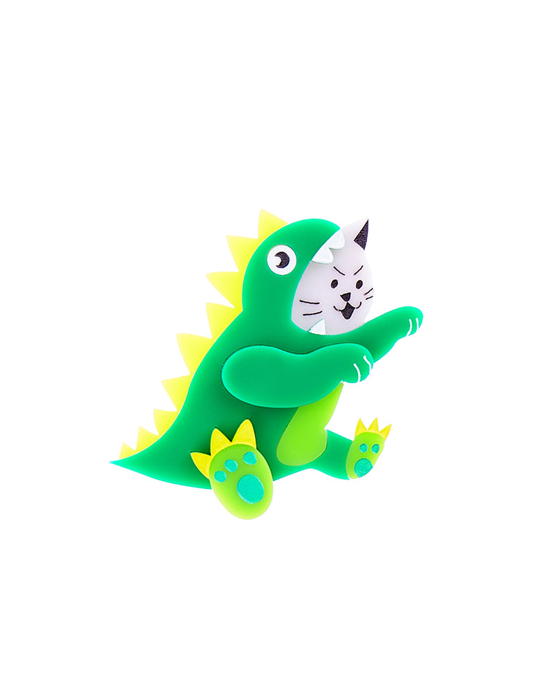 Kitty Dino Dress up Brooch