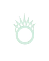 Liberty tower crown ring