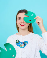 Lily Pad Koi Fish in Pond Necklace