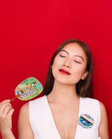Little Koi Pond statement Brooch