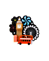 London fun with the fireworks! Brooch
