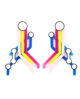 London-underground-map-earrings-la-vidriola-plastic-jewellery-take-away-detail