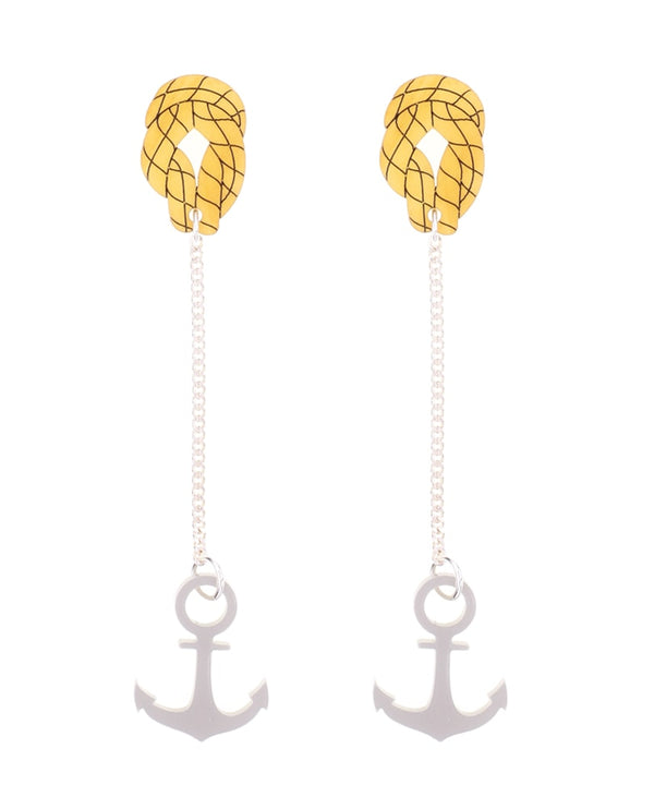 Lower-the-anchor!-Earrings-All-Aboard-collection-la-vidriola-detail