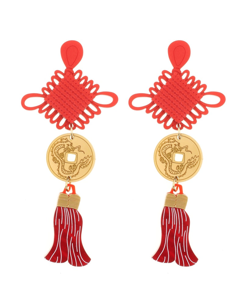 Lucky-Chinese-Coin-earrings-Nǐ-hǎo-collection-la-vidriola-detail