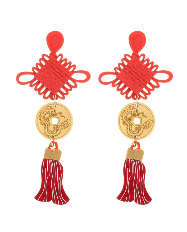 Lucky-Chinese-Coin-earrings-Nǐ-hǎo-collection-la-vidriola-detail