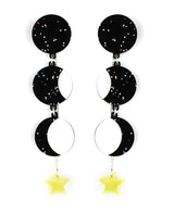 Lunar-phases-statement-earringsla-vidriola-plastic-jewellery-cosmica-detail
