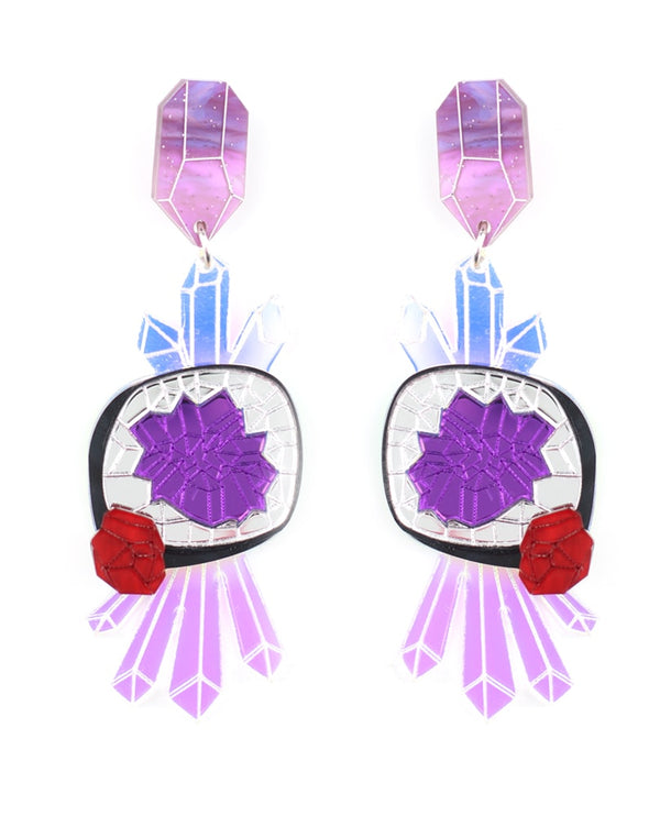 Magic crystals earrings