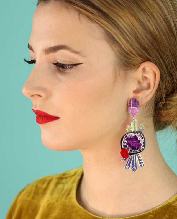 Magic-crystals-earrings-la-vidriola-plastic-jewellery-cosmica-zoom