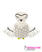 Majestic-Snowy-Owl-brooch-interactive-animalandia-detail2