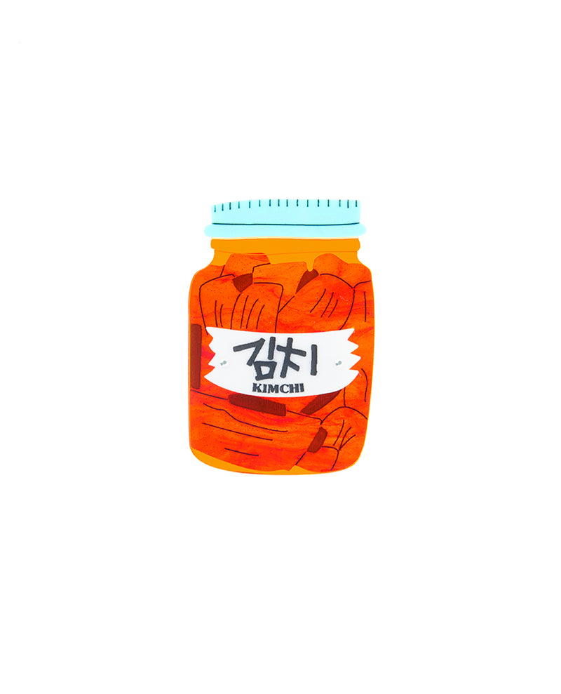 Making Kimchi in a Jar Brooch