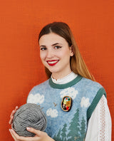 Making my woolly Jumper Brooch
