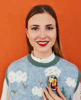 Making my woolly Jumper Brooch
