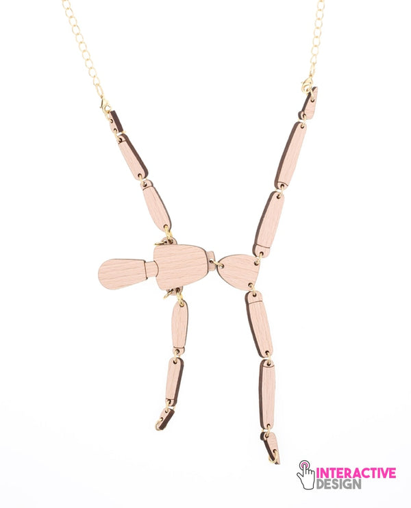 Mannequin-Wood-figure-Necklace-interactive--Masterpiece-collection-la-vidriola-detail