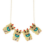 Many Many Maneki Nekos Necklace
