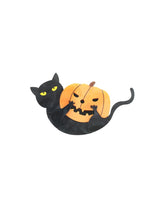 Marbled-Pumpkin-cat-brooch-classic-halloween-2020-la-vidriola-detail