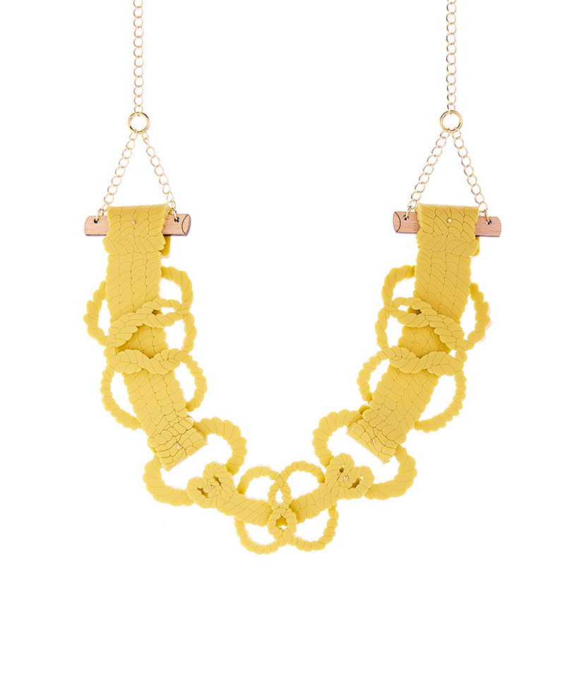 Marvellous Macrame Knots statement Necklace