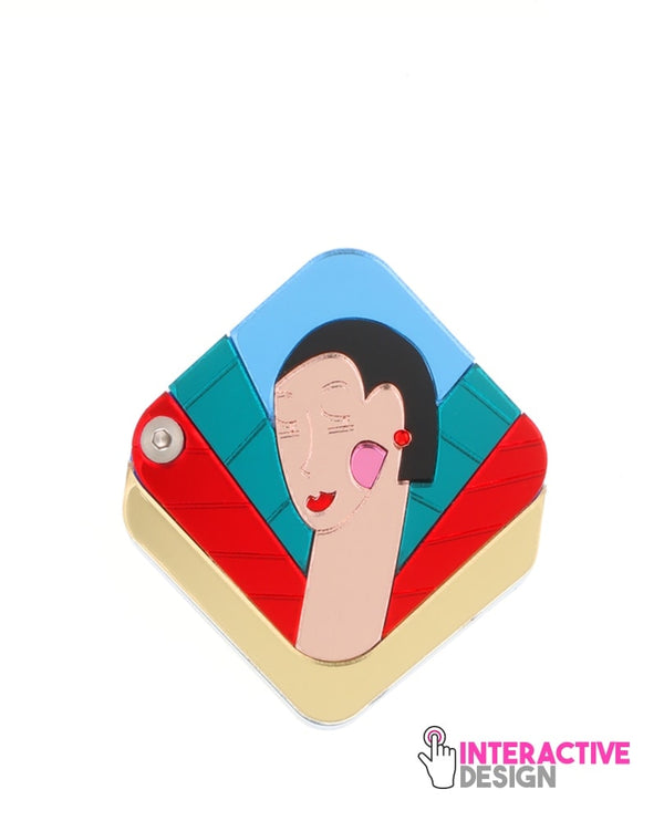Mascara-box-brooch-–-interactive-la-vidriola-plastic-jewellery-The-Roaring-20s-detail-closed