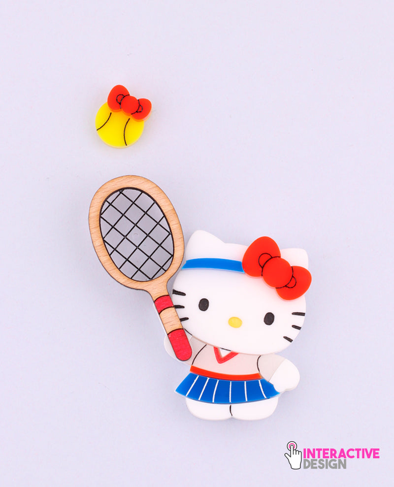 Match point Hello Kitty Brooch -interactive-