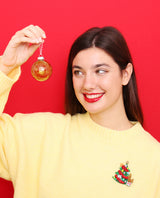Merry Catmas! Brooch