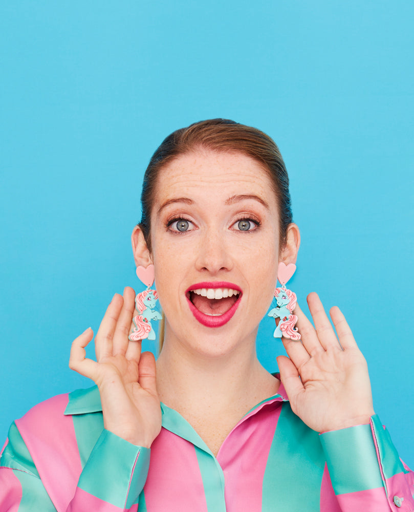 Minty My Little Pony Earrings