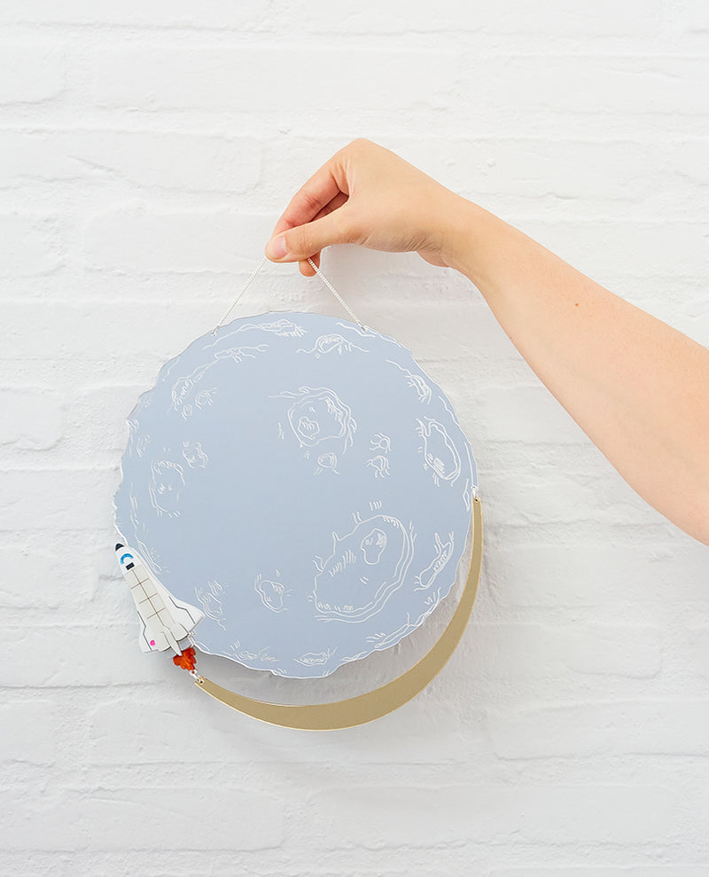 Moon Round Trip Wall Mirror