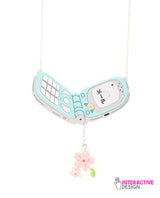 Moshi moshi! Flip Phone Necklace - interactive -