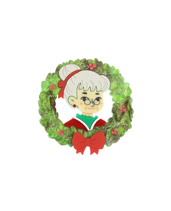 Mrs-Claus-brooch-christmas-la-vidriola-detail