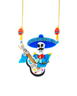 Musical Día de los Muertos Necklace