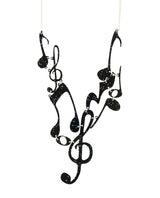 Musical Notes statement Necklace