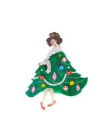 My Marvellous Christmas Tree Coat Brooch