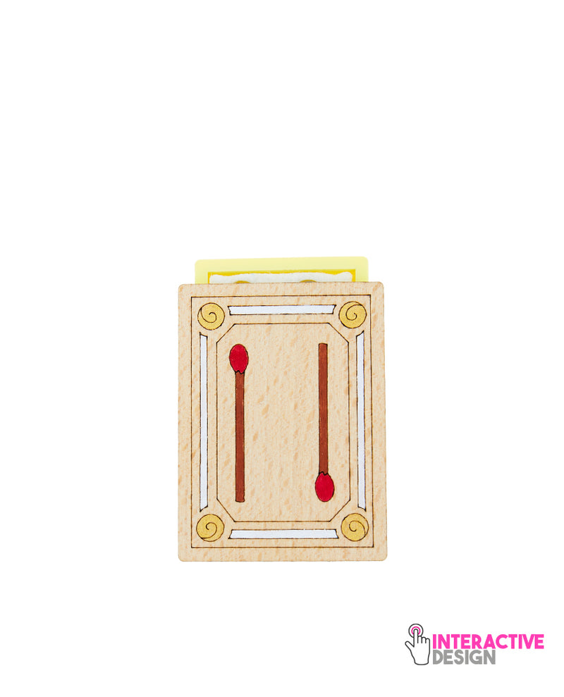 My cosy Matchbox Bed Brooch -Interactive-