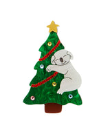 My new Koala Christmas Hangout  Brooch