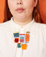 Nana’s Vegetable Patch in Jars Necklace