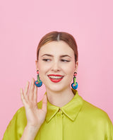 Neon Ramen Sign Earrings