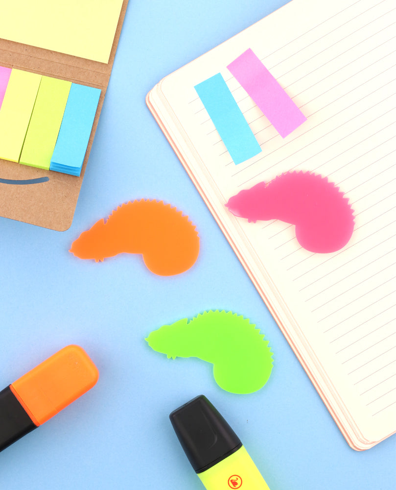 Neon inserts for chameleon brooch
